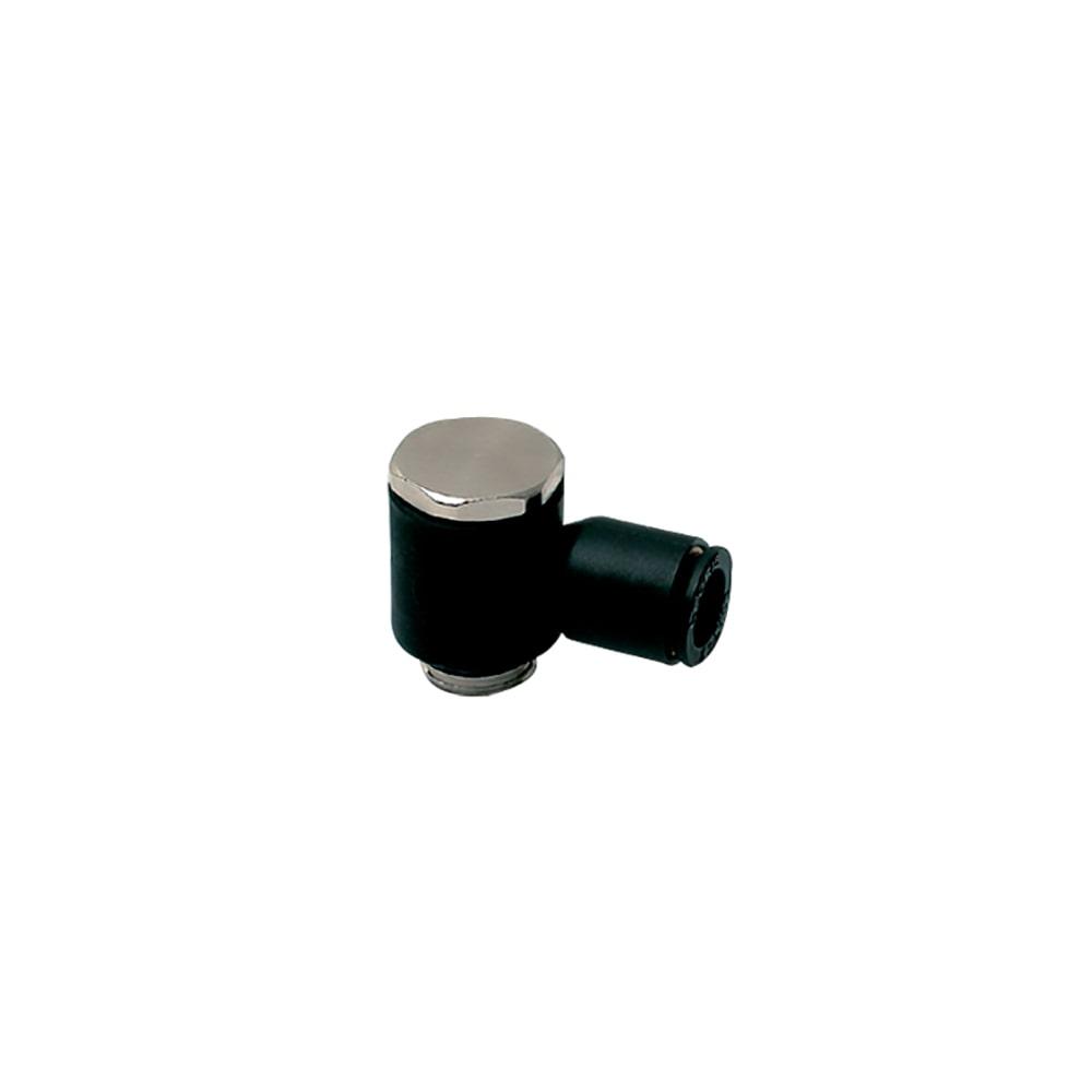 3118 56 20 — Pneumatic Push-In Fittings - LF 3000® — Elbow 90° — 1/4", 10-32 UNF