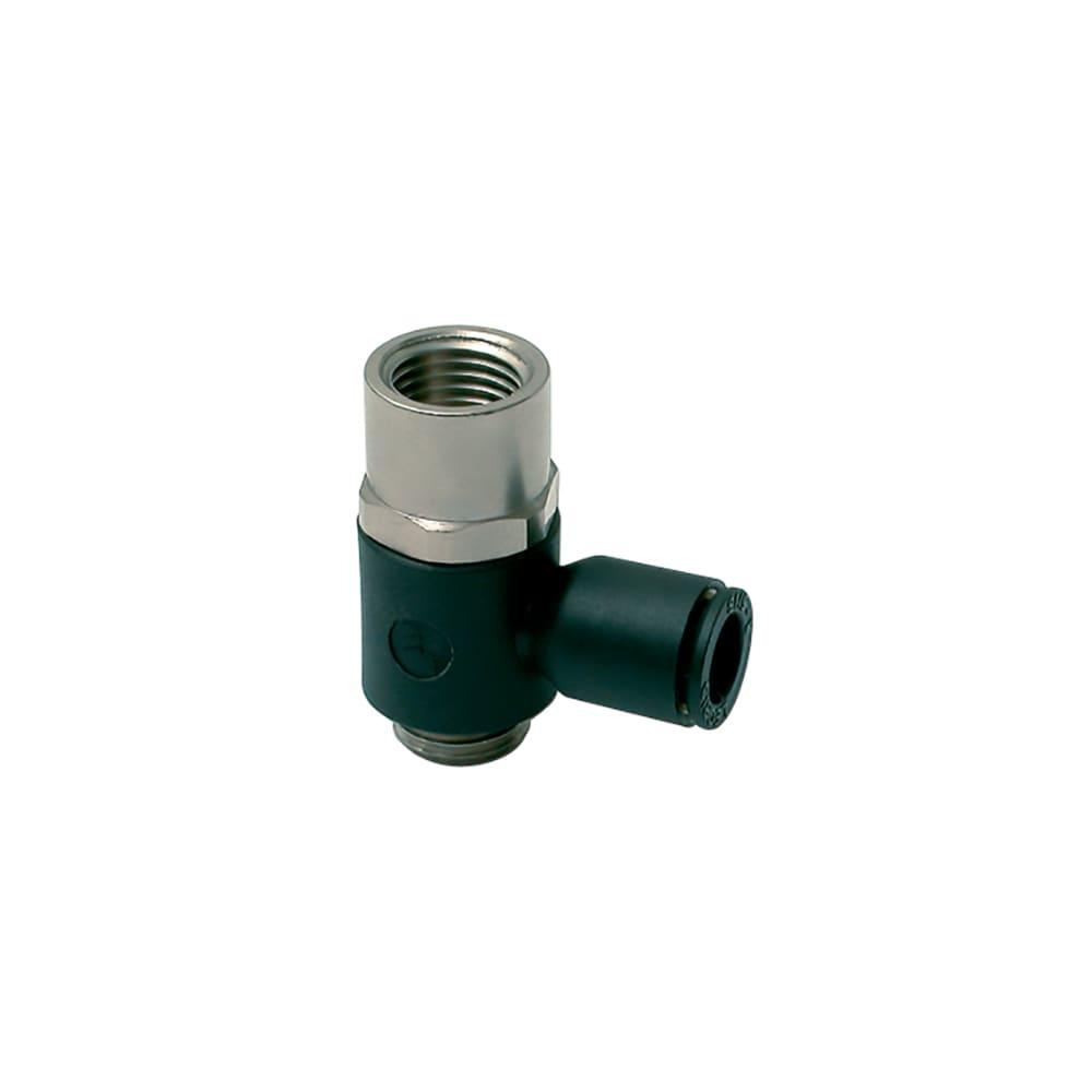 3124 04 10 — Pneumatic Push-In Fittings - LF 3000® — Elbow 90° — 4mm, G1/8