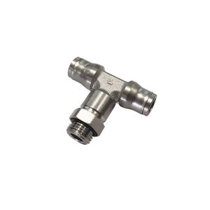 3698 04 10 — Stud Branch Tee, Male and Thread — Branch Tee — 4mm, G1/8