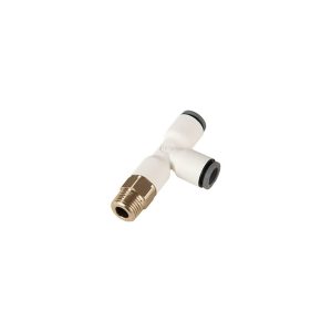 6903 04 10 — LIQUIfit® Push-In Fittings with Metal Adaptors — Tee — 4mm, G1/8