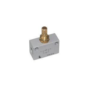 7170 10 10 — Pneumatic Flow Control Regulators in Polymer or Nickel-Plated Brass — Straight — 10mm, G1/8