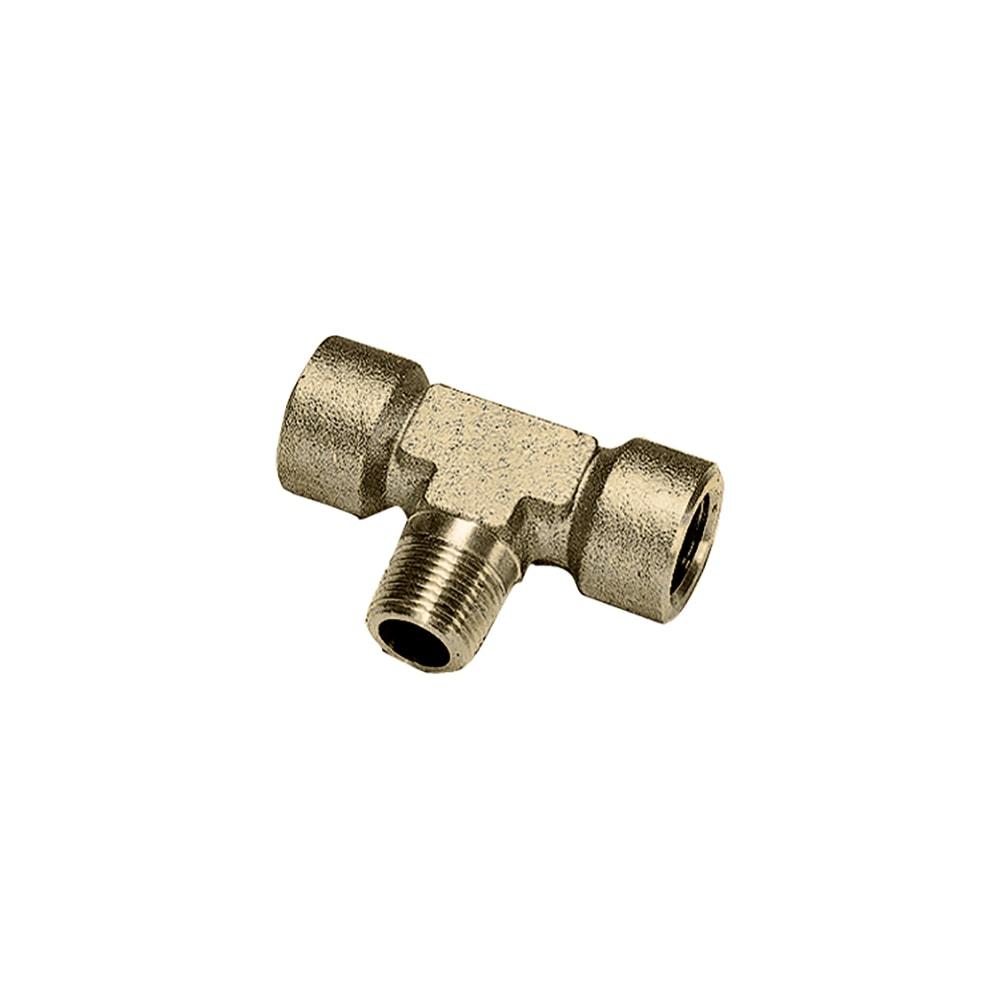 0158 13 13 — Stud Branch Adaptor Male to Female — Tee — R1/4 / G1/4
