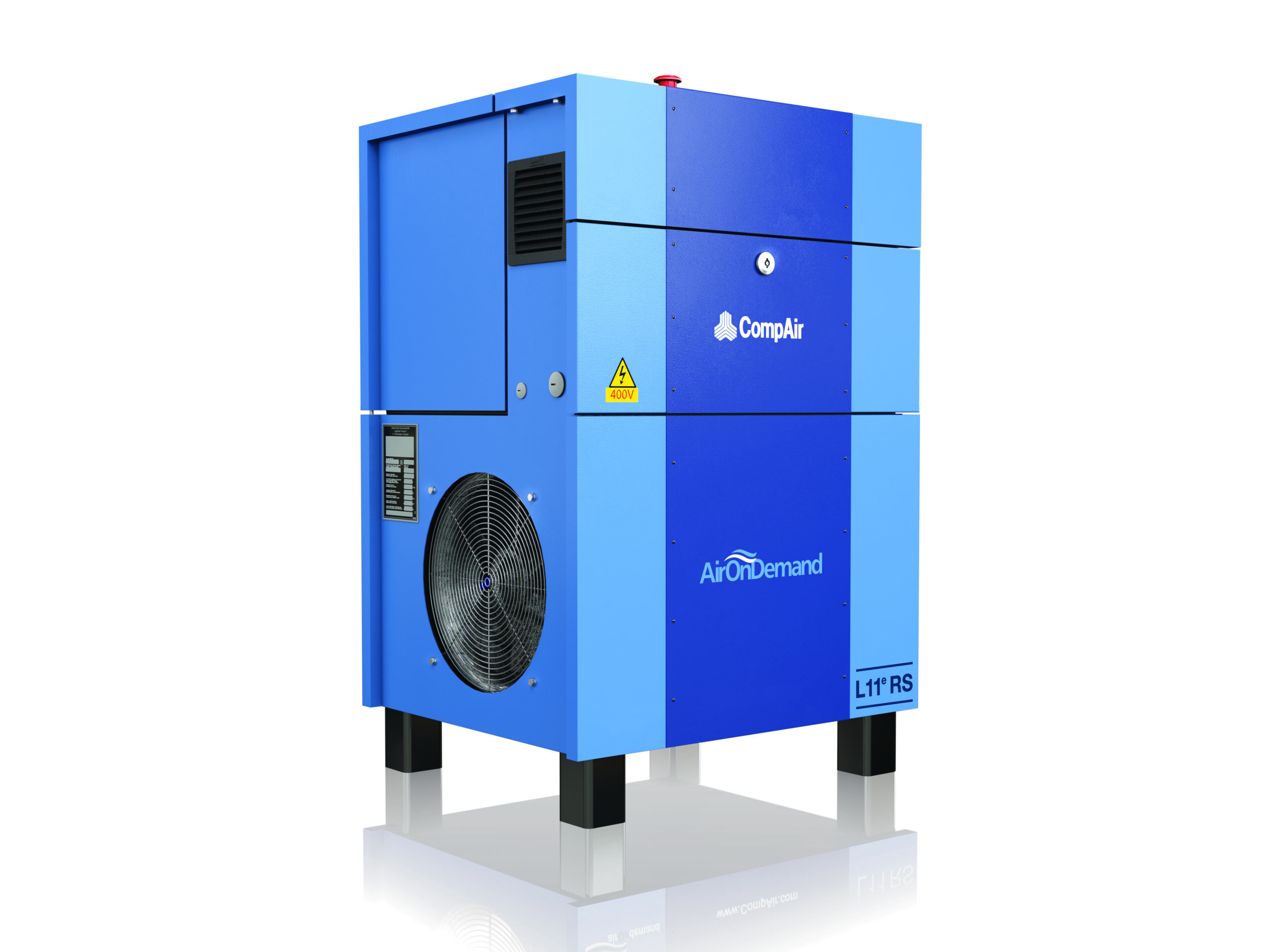 CompAir L11eRS – 10 – 270L Airstation – Regulated Speed Rotary Screw Compressor – Air Receiver – Dryer
